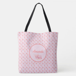 Anpassa Rosa Flamingo Mönster Liten Prinsessa Tygkasse