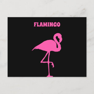 Anpassa Rosa Flamingo Vykort