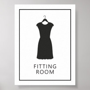 Anpassa rum eller Skriv ut rumsskylt för butikshan Poster