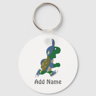 Anpassa Running Turtle Nyckelring