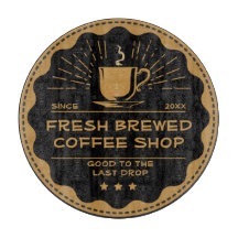 Anpassa Rustic Coffee Shop Kopp Sandwich