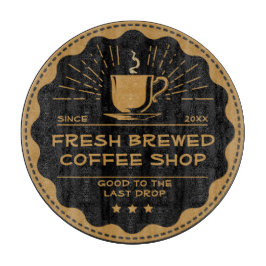 Anpassa Rustic Coffee Shop Kopp Sandwich