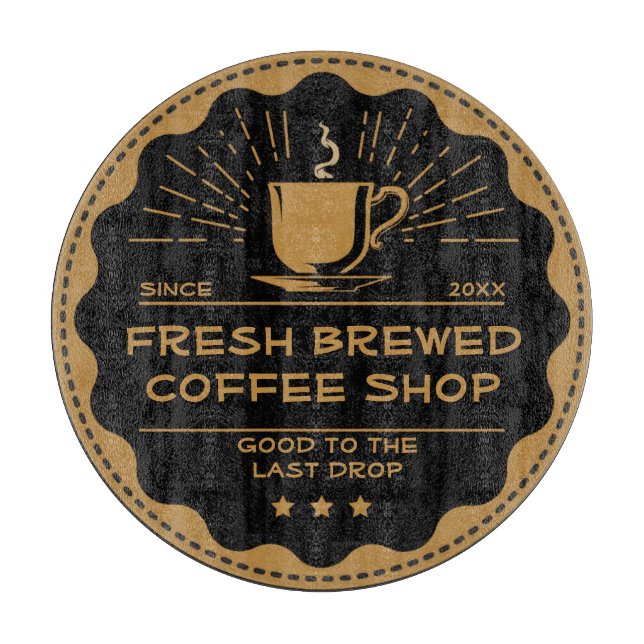 Anpassa Rustik Kaffeshopps Kopp Smörgås (Framsidan)