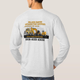 Anpassa Schaktning Generalentreprenad Konstruktion T Shirt