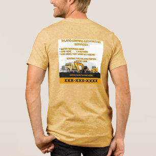 Anpassa Schaktning Generalentreprenör Constructi T Shirt