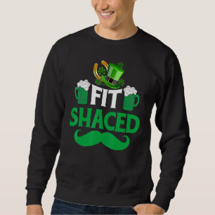 Anpassa Shaced Irish Klöver St Patrick S Day Grönt Lång Ärmad Tröja