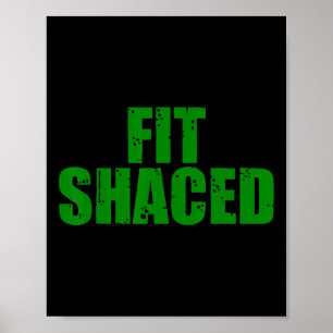 Anpassa Shaced Irish St patricks day Shamrock 2024 Poster