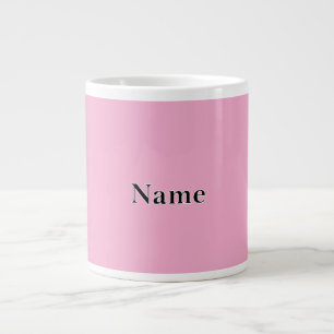 Anpassa skadlig Rosa med Namn Jumbo Mugg