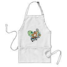 Anpassa skateboarding Bear Apron, sommarläger