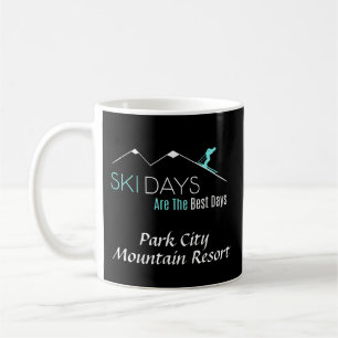 Anpassa Ski Days Bästa dagar Winter Snö Mugg