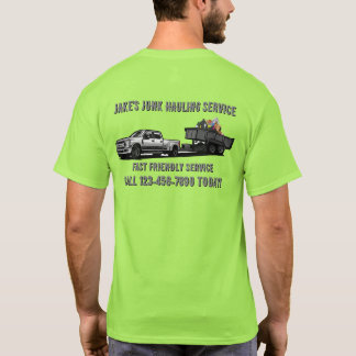 Anpassa skräp transport frakt tjänst varumärke t shirt
