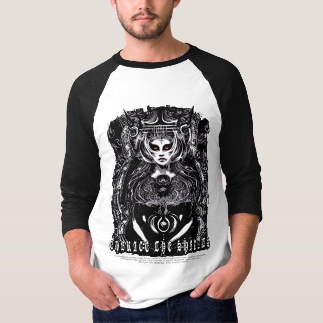 Anpassa skuggorna t shirt (Framsida)
