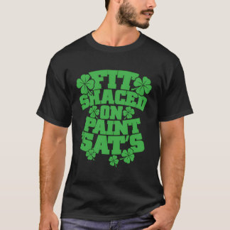 Anpassa skymd vid färgplatsens St patrick's day T Shirt
