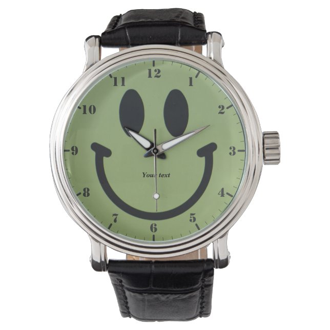 Anpassa Smile Lycklig Ansikte Armbandsur (Framsida)
