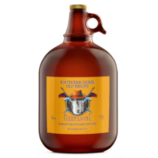 Anpassa södra Rebel-Vintagen Moonshine Spritflaskor Etikett
