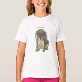 Anpassa söt ekorre ansikte till ansikte t shirt