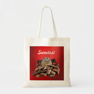 Anpassa sötdags Chocolate Chipmunk Tygkasse