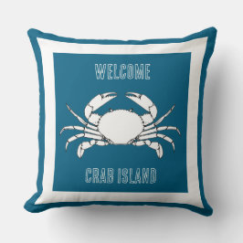 Anpassa spegelkudde - Välkommen till Crab-ö Kudde