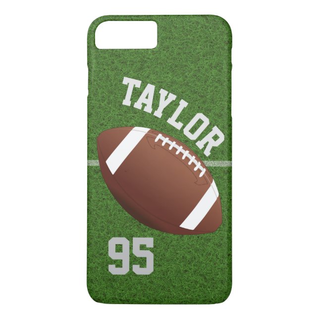 Anpassa spelare Namn och nummer i fotboll Case-Mate iPhone Skal (Baksida)