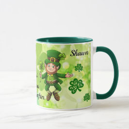 Anpassa St. Patrick's Day Leprechaun Coffee Mugg