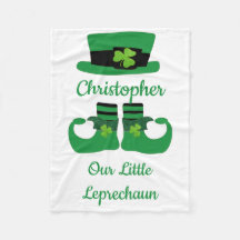 Anpassa St. Patricks irländska Grönt Leprechaun