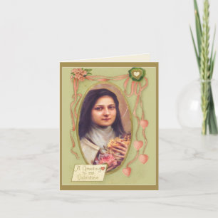 Anpassa St. Therese Valentine Day Helgkort