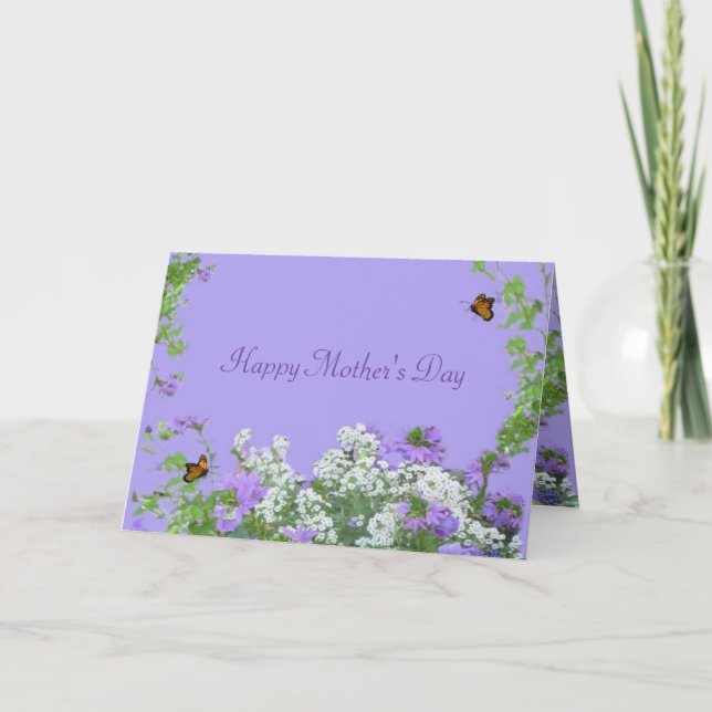 Anpassa standard "Happy Mother's Day 3"-kort Kort (Framsida)