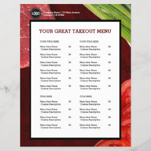 Anpassa steak-restaurangtema reklamblad