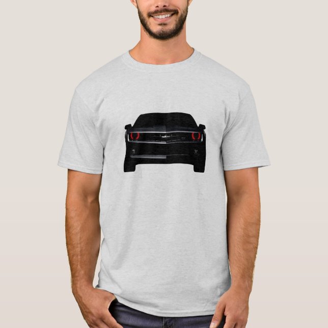 Anpassa svart Coola Chevy Camaro Tee (Framsida)