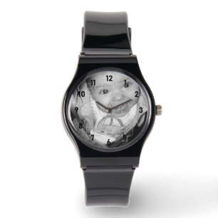 Anpassa svarta och vita foton armbandsur