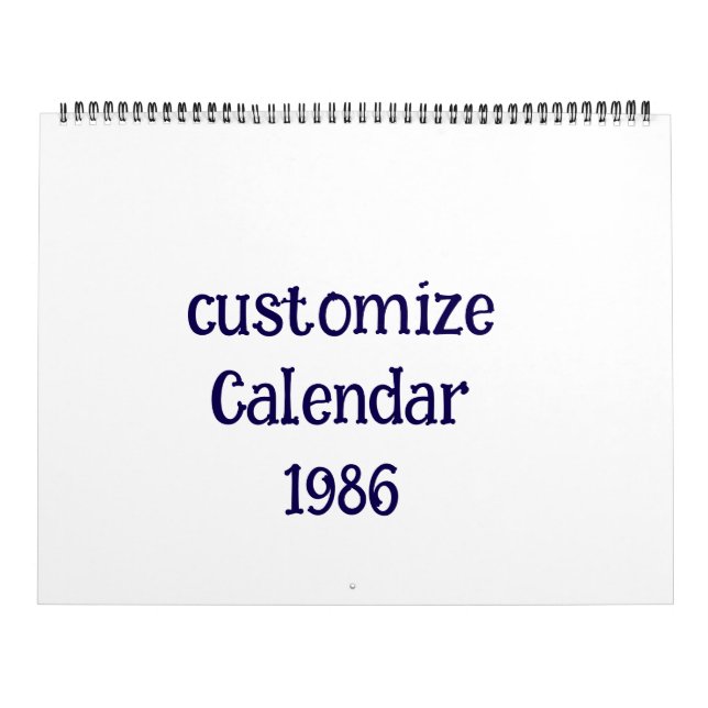 anpassa Tcard två sidor  Kalender (Omslag)