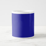 Anpassa Team Blue Add Sports Team Namn Jumbo Mugg<br><div class="desc">Stil: Jumbo Några dagar, en vanlig storlek kopp av joe, klarar sig inte. När du behöver koffeintjolten i extra, ta med dig det extra-stora kaffet mugg från Zazzle. Den kommer att rymma en fullt 20-uns Venti pour. Perfekt för soppa, spannmål, glass eller chili också! Det här gigantiska mugg har ett...</div>