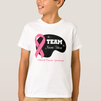Anpassa Team Namn - bröstcancer Tee