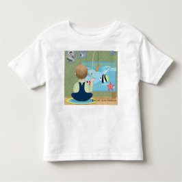 Anpassa Tecknad Jeremy Goes Fishing T Shirt
