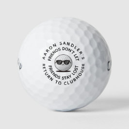Anpassa Tecknaden Golf Boll-skämt