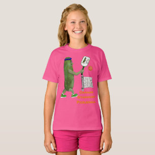 Anpassa text Pickleball Funny T-Shirt
