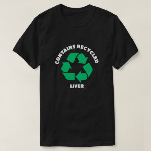 Anpassa till eventuella återvunna delar för transp t shirt