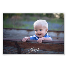 Anpassa till Namn-barn Fototryck