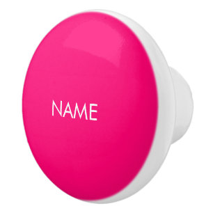 Anpassa till namn, textminimalistisk fechsia knopp