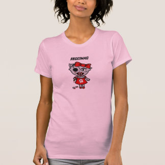 Anpassa tillbehör till Zombies bröllop bride groom T-shirt