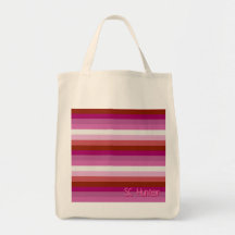 Anpassa Tote bags - Lesbisk Pride Flagga Färg