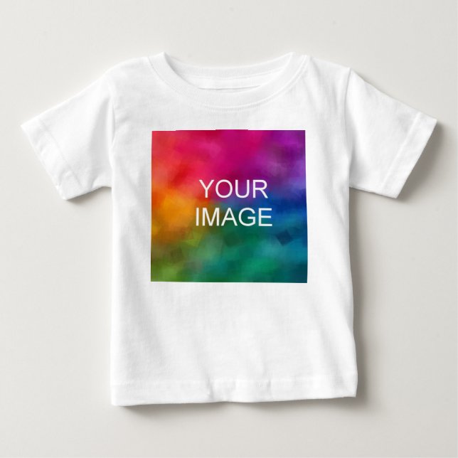 Anpassa Trendiget Elegant Vit Färg T Shirt (Framsida)