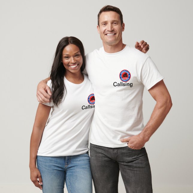 Anpassa tshirt för amerikansk ham-radiooperatör t shirt (Unisex)