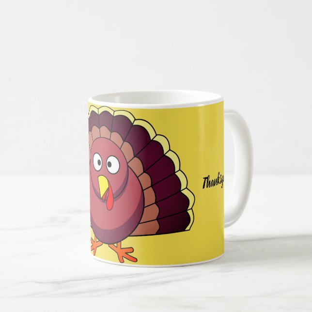 Anpassa Turkiet Kaffemugg (Framsida höger)