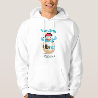 Anpassa Twitter Bästa julklapp Hoodie
