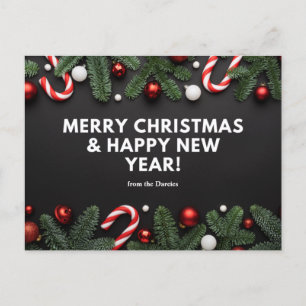 Anpassa utformningen God jul & Gott nytt år Vykort