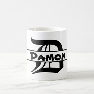 Anpassa utsmyckningen Namn Brev Kaffemugg
