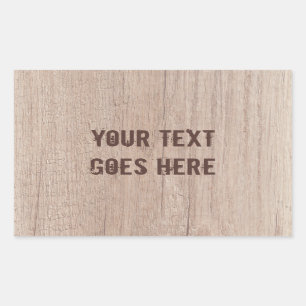 Anpassa utstressad textträdsstyrelse rektangulärt klistermärke