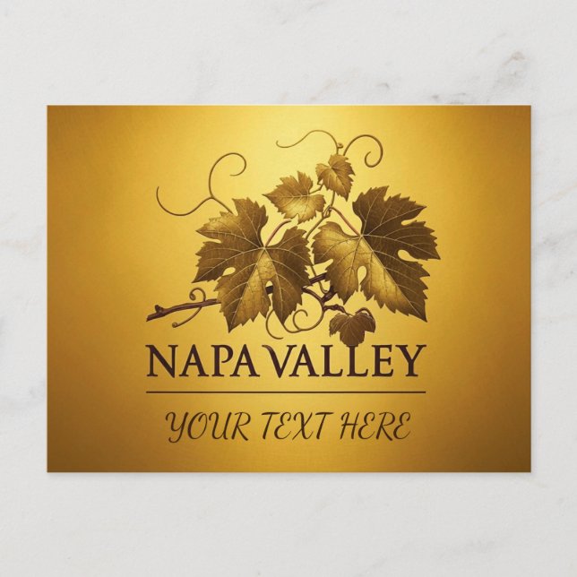 Anpassa vacker inbjudan Napa Valley (Framsida)