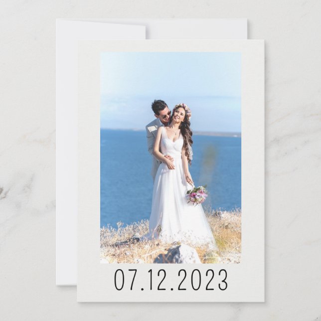 Anpassa vacker och gigantisk Weeding-inbjudan Inbjudningar (Framsida)